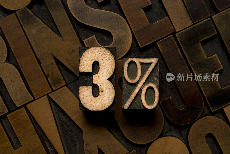 凸版字体- 3%